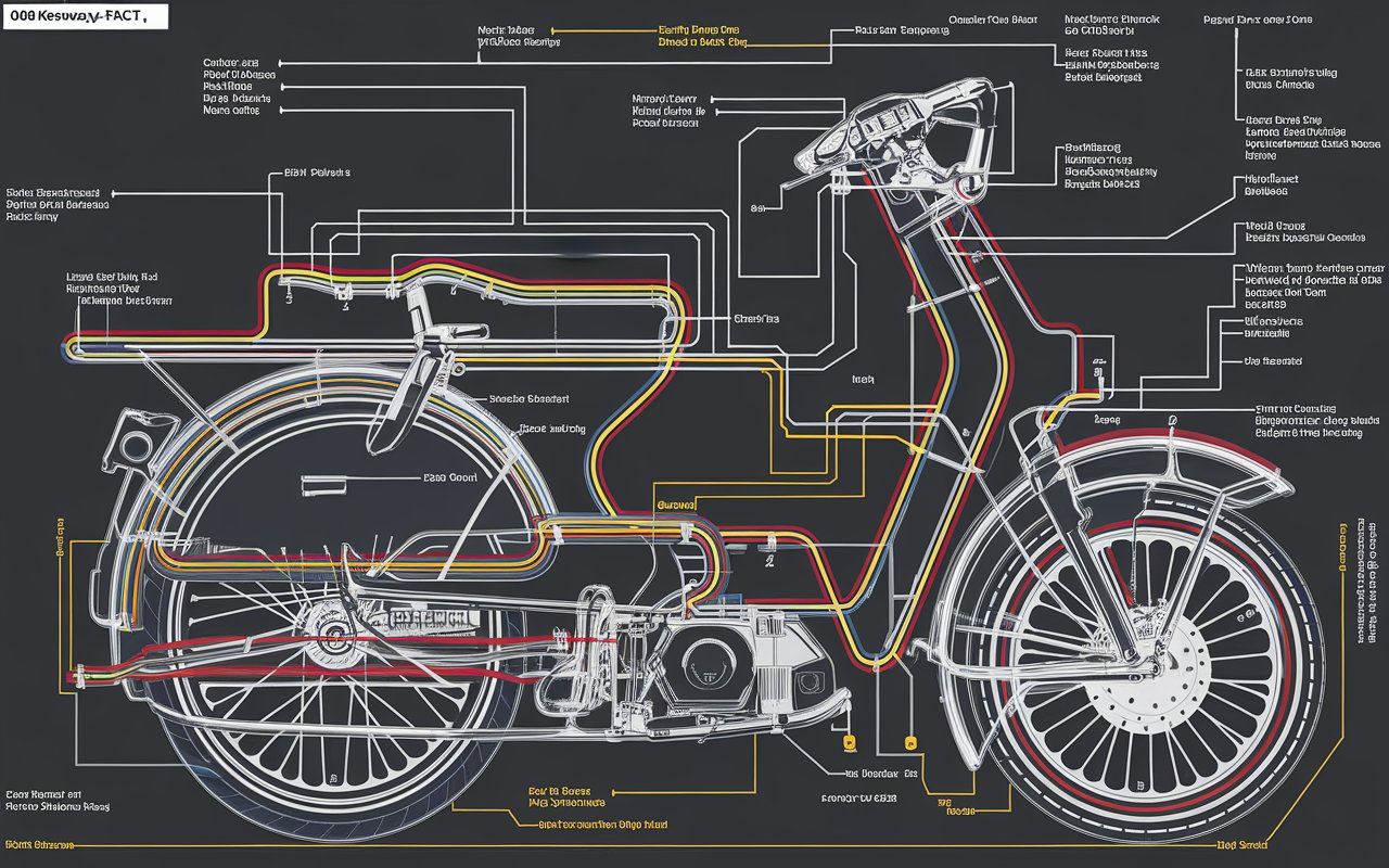 2008 Model B 08 Keeway-Fact Moped Wire Diagram