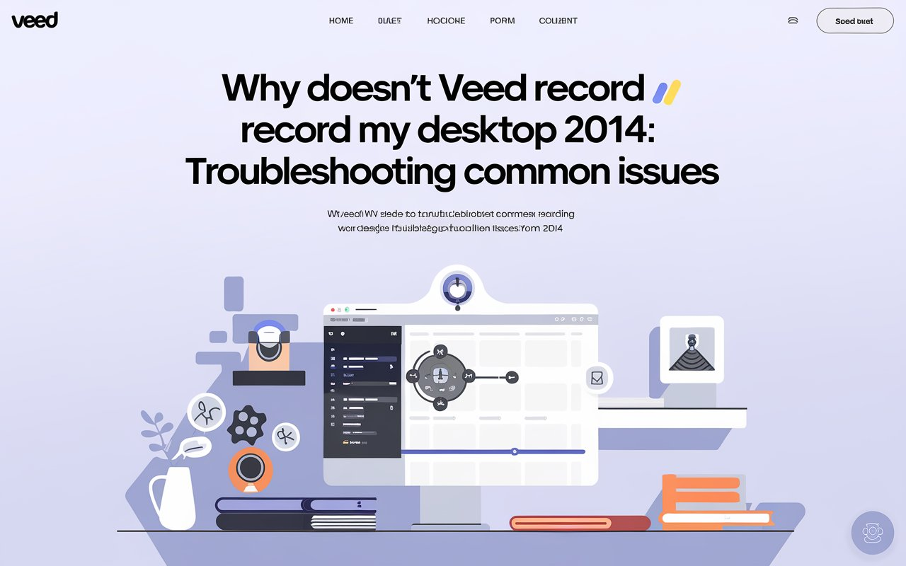 ﻿Why Doesn’t Veed Record My Desktop 2014