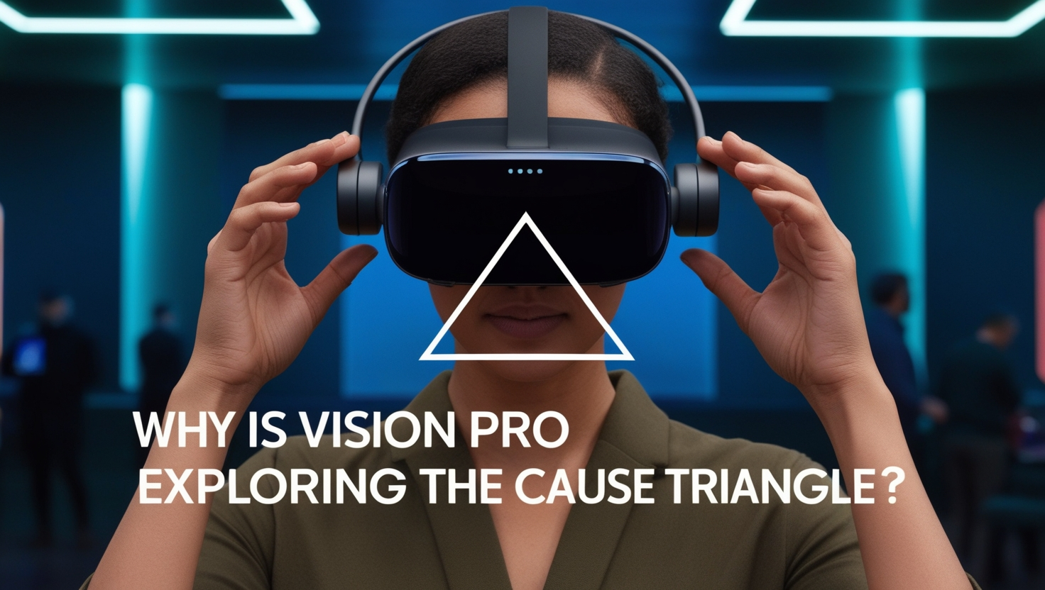 Why is Vision Pro Showing Triagngle