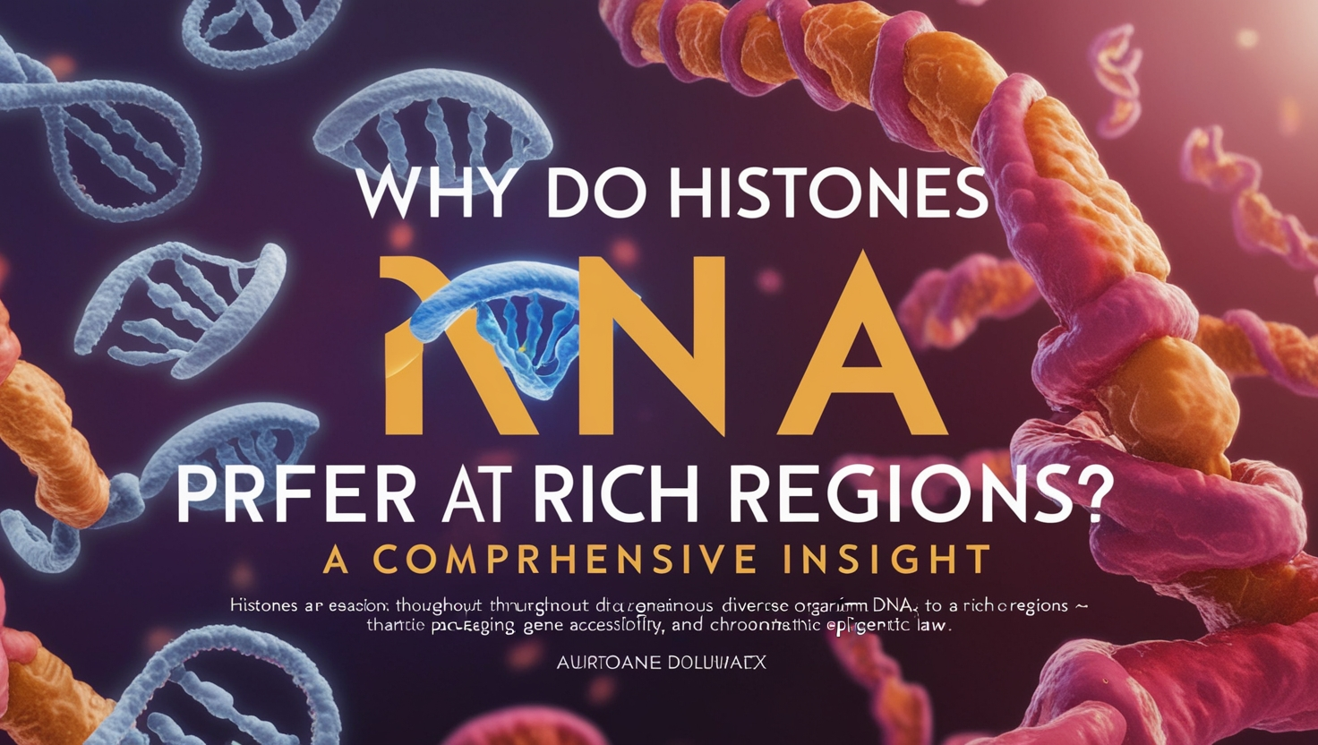 Why Do Histones Prefer At Rich Regions